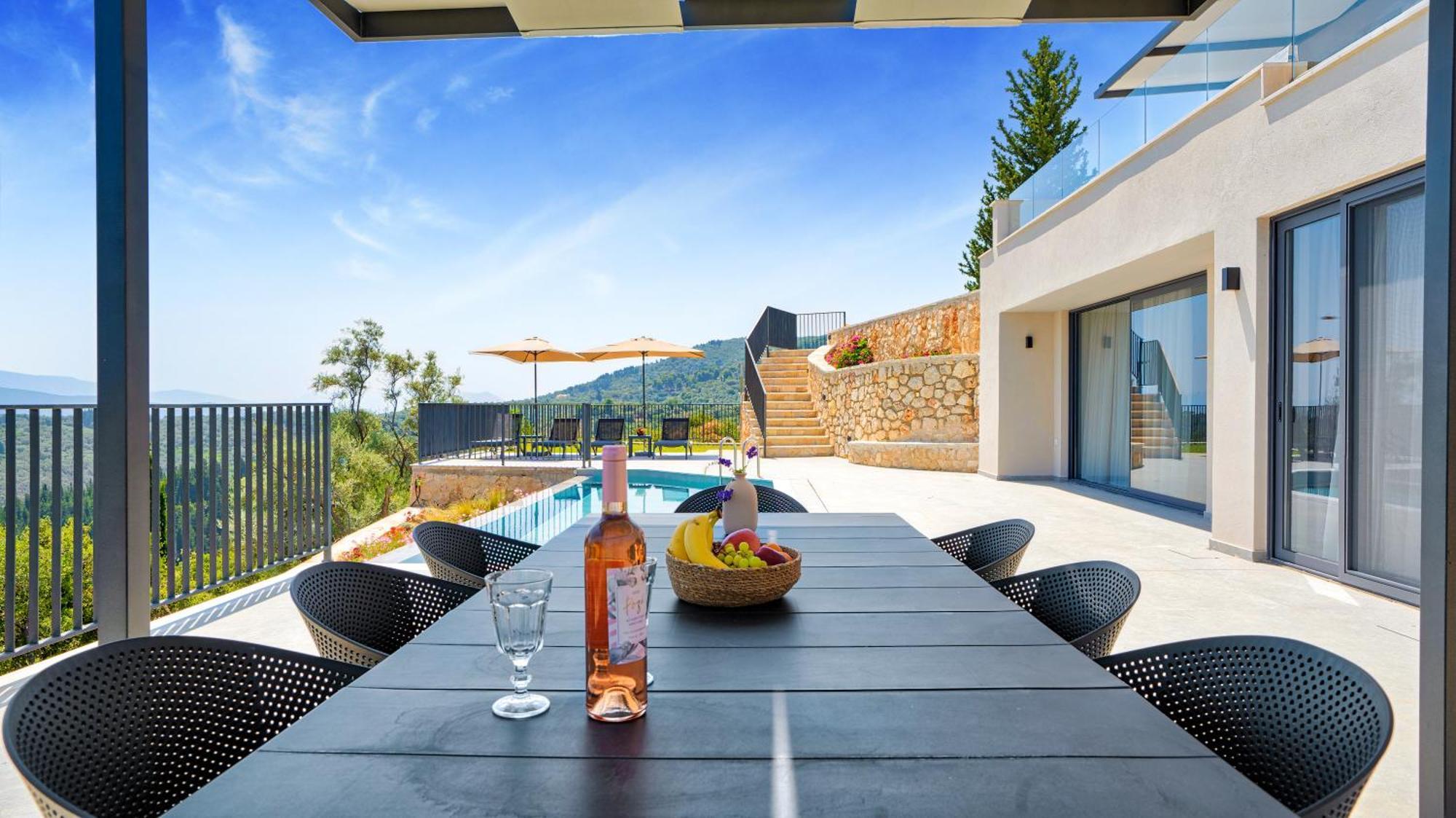 Ecstasy Luxury Villas Apolpaina Bagian luar foto