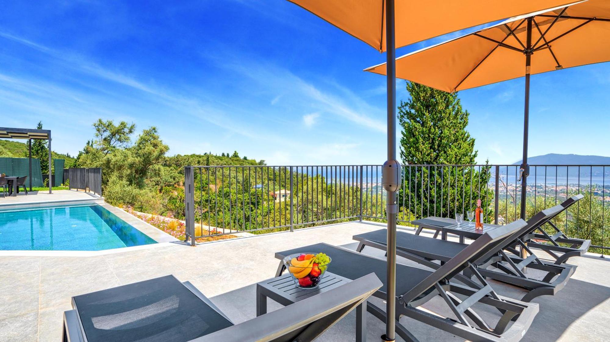 Ecstasy Luxury Villas Apolpaina Bagian luar foto