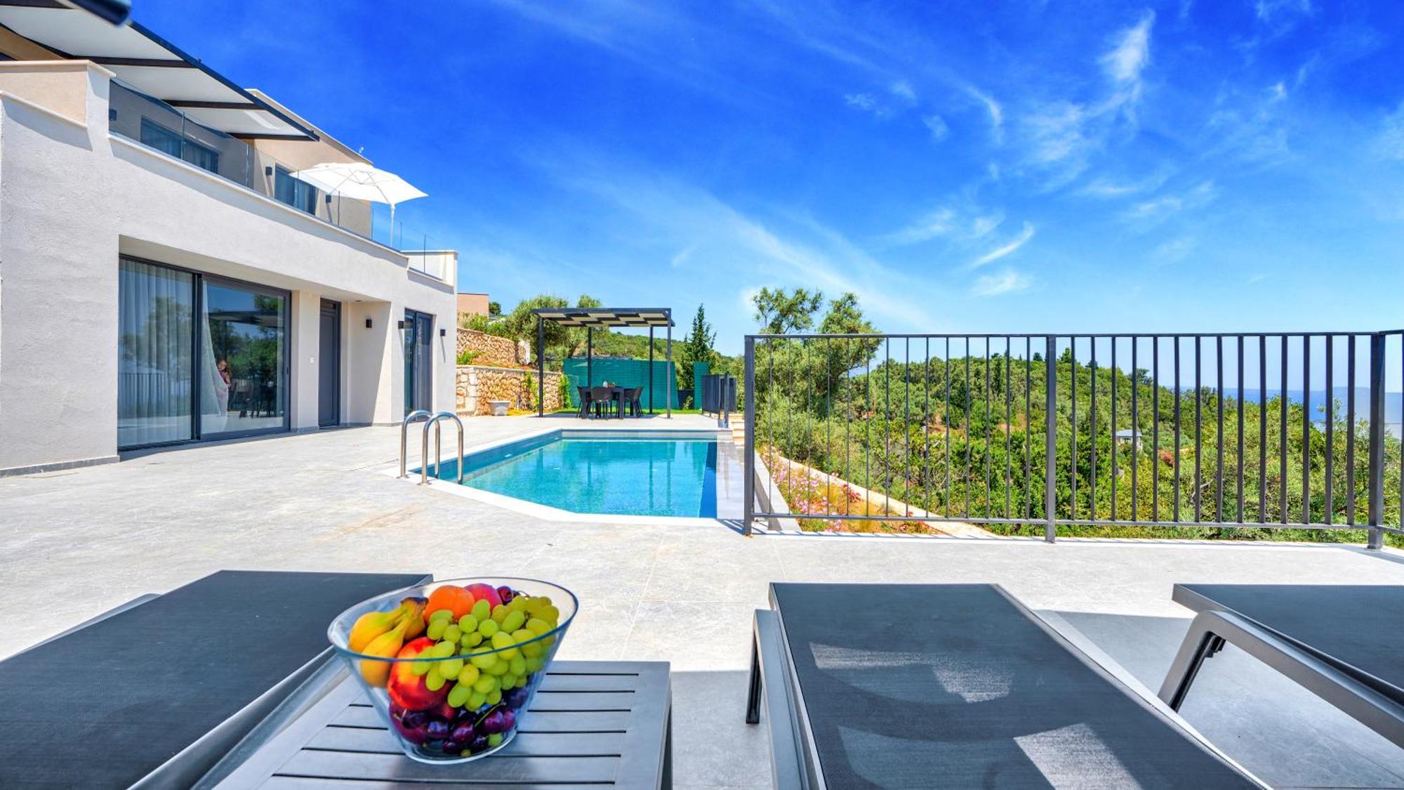 Ecstasy Luxury Villas Apolpaina Bagian luar foto