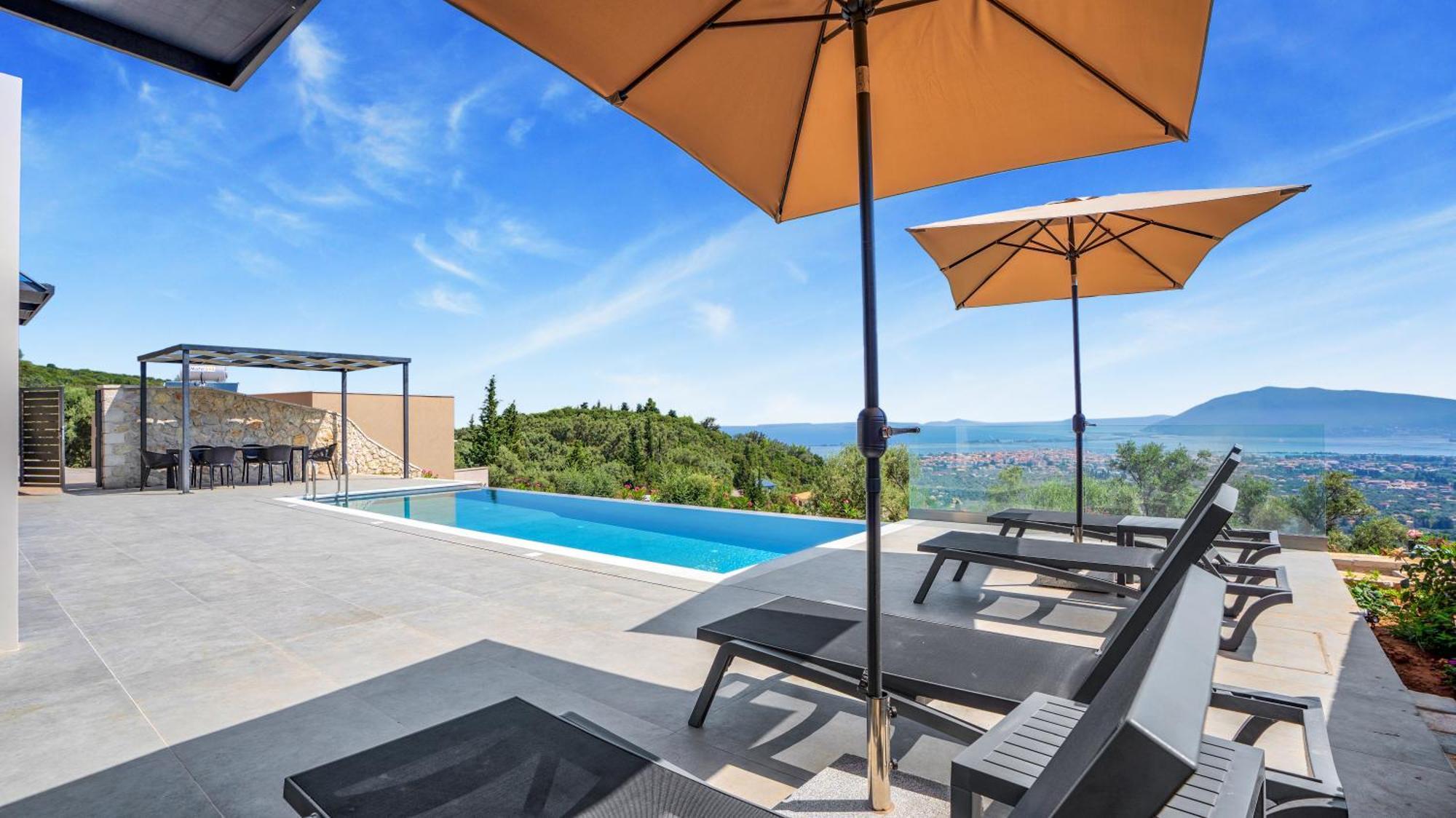 Ecstasy Luxury Villas Apolpaina Bagian luar foto