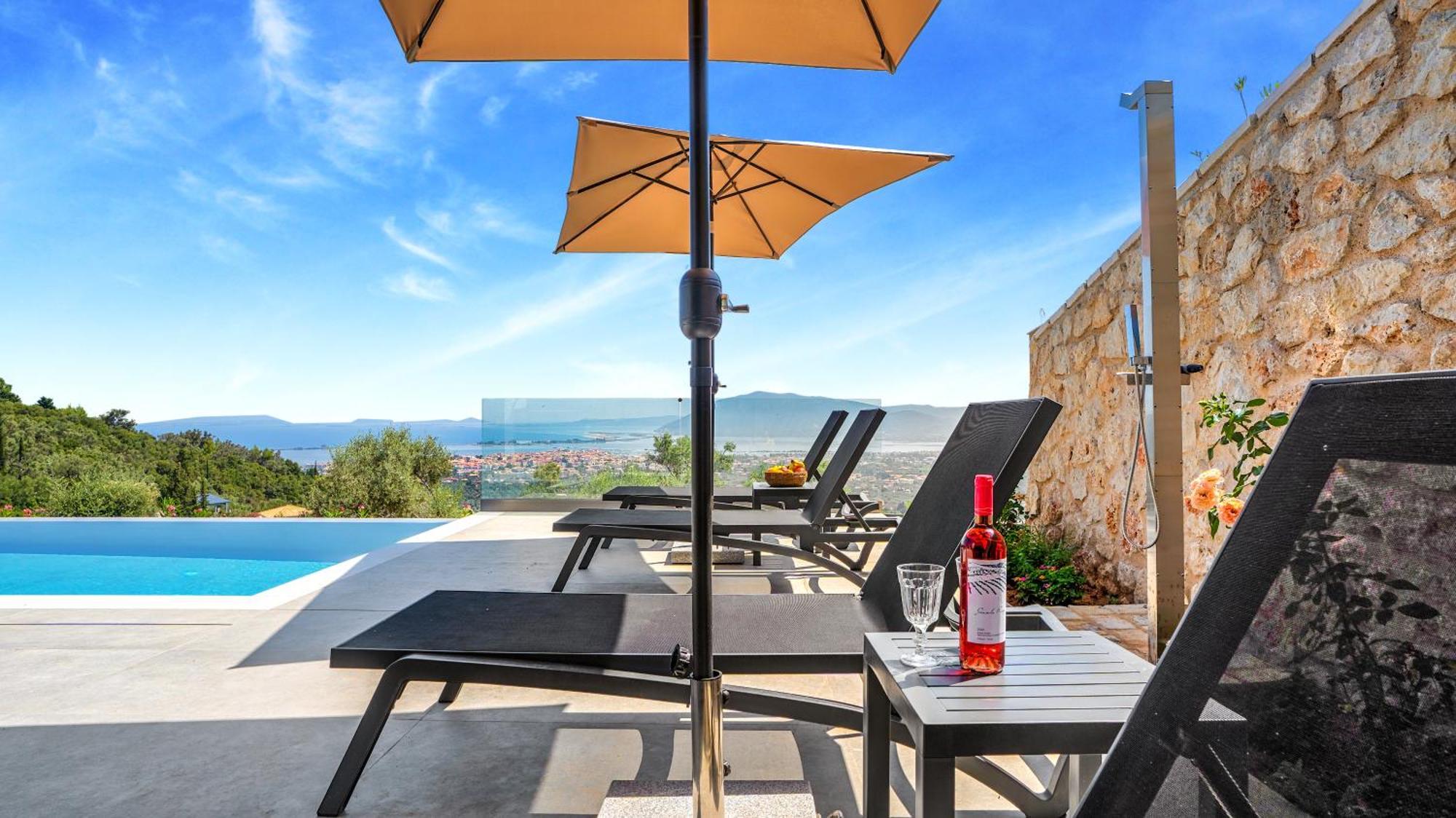 Ecstasy Luxury Villas Apolpaina Bagian luar foto