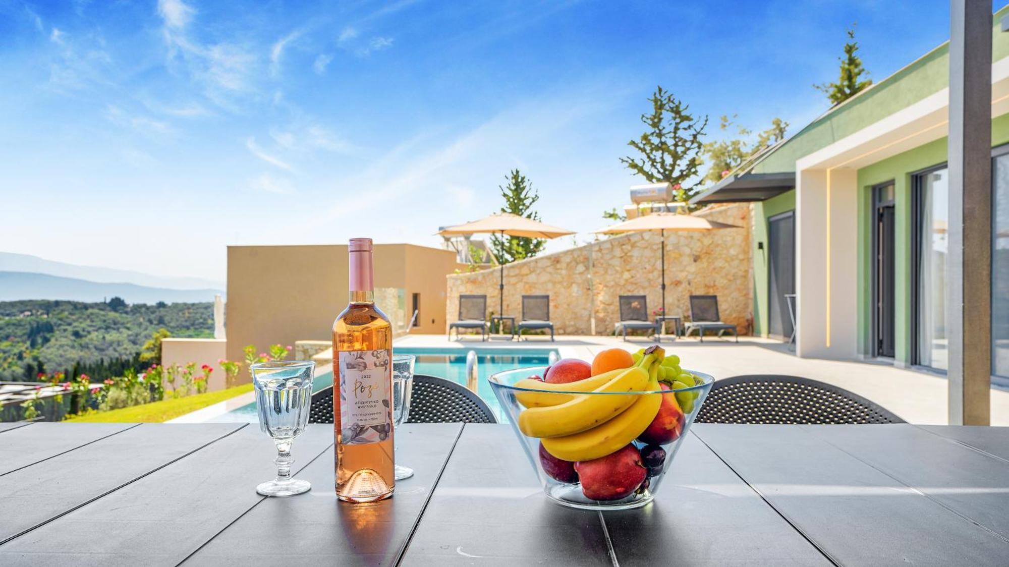 Ecstasy Luxury Villas Apolpaina Bagian luar foto